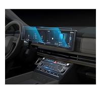 CDEFG Cristal templado para Hyundai Santa Fe 2024 2025, pantalla táctil todo en uno de 12.3 pulgadas + AC, accesorios de Santa Fe (SE, SEL, XRT, Limited, Caligrafía)