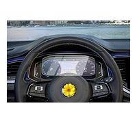 CDEFG para VW T-ROC 2018 2019 Protector de Pantalla de Vidrio Templado, HD Auto 9H GPS Navi película protegida Glass (Dashboard)