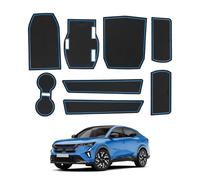CDEFG Rafale - Alfombrilla de goma antideslizante para consola central - compatible con Renault Rafale 2024 2025 - Accesorio E-Tech - Azul