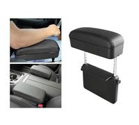 CDEFG Reposabrazos, almohadilla para reposabrazos, extensor de reposabrazos, organizador de almacenamiento de consola, almohadillas cómodas de altura ajustable, ajuste universal para la mayoría de los