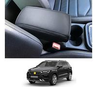 CDEFG Seat Ateca FR 2016-2022 2023 Funda Reposabrazos Coche Cubierta Protectora para Caja Apoyabrazos Consola Central Tapa Antiarañazos Interior Accesorios (Modelo 2)