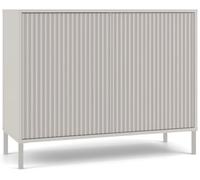 CDF Armario moderno Kamaro 2D Slim | Color: cachemir (beige) | armario para documentos, objetos pequeños | ideal para salón, dormitorio, habitación infantil y oficina | fácil montaje