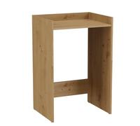 CDF Estantería sobre Lavadora Mueble de Baño Salvaspazio con Estante de Almacenamiento Estructura de Pie para Lavandería 64 x 97,5 x 50 cm - Roble Artisan