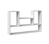 CDF Bilbao 4P - Estantería colgante (4 unidades), color blanco, para salón, oficina y estudio, estantería para libros y juguetes, moderna, ideal para habitaciones infantiles, habitaciones para