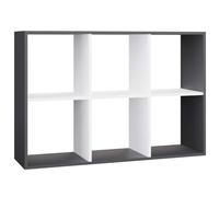 CDF Estantería con 6 compartimentos abiertos - Estantería de almacenamiento para sala de estar, dormitorio, pasillo, habitación de los niños, para decoración, juguetes, documentos, diseño moderno