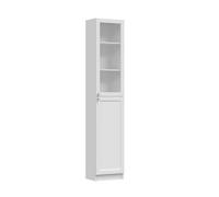 CDF Estantería W40 SH PAFOS | Color: blanco | para salón, oficina, estudio | moderna | estantería para libros | ideal para habitaciones infantiles, adolescentes y adolescentes