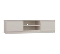 CDF Kama 140 - Mueble de TV (cachemira), diseño moderno, estantes para equipos de audio/vídeo, espacio para objetos pequeños, ideal para salón, dormitorio, fácil montaje