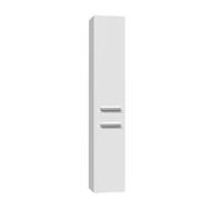 CDF Mueble de Baño y Lavandería, Columna de Baño Estrecho, Armario Alto sin Cesto para la Ropa, Armario Que Ahorra Espacio Salón, Pasillo, Aseo Blanco, Ancho 31 cm, 30x31x174 cm