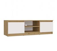 CDF Mueble de mesa de TV mueble de TV para plantas de decoración de TV - Soporte de 120 cm para sala de estar, dormitorio, frente sin agarre, apertura para cables - Armarios espaciosos RTV120 Artisan