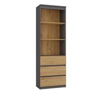CDF Olimp RS-60 Librería | Color: Blanco | Para Salón, Oficina, Estudio | Moderna | Estantería para libros y juguetes | Ideal para habitación infantil, habitación de adolescentes y adolescentes