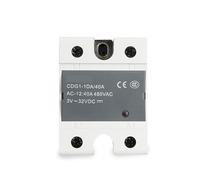 CDG1 DD DA AA Relé de estado sólido SSR-10A 15A 25A 40A 60A 3-32V CC a 24-480V CA SSR Control monofásico CC CA sin contacto 1 Uds(SSR-AA,25A)