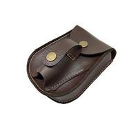 cdhgsh, Cuero Hecho a Mano, 2 en 1, Honda de Caza, catapulta, Bolas de Acero, cojinetes, Bolsa, Estuche, Estuche, riñonera, marrón