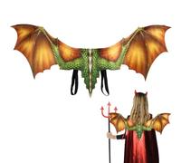 cDisfraz de ala de dragón, alas de dragón grandes, no tejidas -. Los niños, los hombres y ing tienen larga vida útil. Material no tejido certificado, excelente artesanía, impresión 3D
