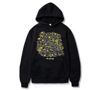 Cditoia Hoodie Album Merch Printed Music Mac Demarco Casual Fashion Singer Fan Unisex Long Sleeve Top-Black||l