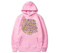 Cditoia Hoodie Album Merch Printed Music Mac Demarco Casual Fashion Singer Fan Unisex Long Sleeve Top-Pink||l