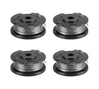 CDIYTOOL F016800569 - Bobina de desbrozadora compatible con Bosch ART 23 SL 26 SL, EasyGrassCut 18, 23, 26, 18-230, 18-260, 0.065"/1.65 mm, 16 pies, repuesto F016800385 (4 piezas)