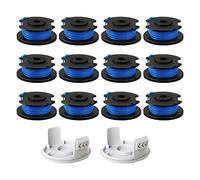 CDIYTOOL Línea de bobina de repuesto para Ryobi One+ de 18 V, 24 V y 40 V, compatible con AC14RL3A, cuerda de purga automática, 12 carretes + 2 tapas)