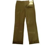 CDJBHW Pantalones de lana para hombre, retro, cálidos, pantalones M37 de la Segunda Guerra Mundial, réplica, pantalones clásicos del Día D de la Segunda Guerra Mundial de EE. UU, Marrón, XX-Large