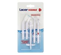 CDL - Pack 5 Recambios de Cabezal Electrico, Hidro Irrigador Bucal, Sistema 3 en 1, Cepillo Eléctrico, Irrigación bucal y Masaje de Encías, Vibración Hidrodinámica, Limpia Zona Subgingival