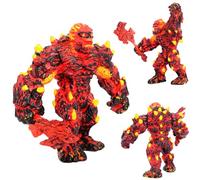 CDLIZW Monstruo de Lava Figura,Monstruo Lava Acción Figura,Decorativa Monstruos Figura de Acción,PVC Figure Juguete con Arma,Adornos de Diorama,para Adultos y Jóvenes