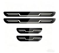 CDQSC 4 Piezas Protectores Umbral Puerta para Ford Shelby III 2016-2019 2020 2021 2022 2023 2024 2025, Acero Inoxidable Listones de Umbral Antideslizantes Accesorios,A