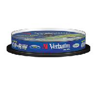 VERBATIM 43480 - CD-RW, 700 MB, 12x, husillo de 10 unidades