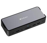 Cds-15S Usb-C 15 Puerto Pro Acoplamiento Estación M.2 SSD Ranura 8K/ USB/ Lan /