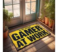 CDSS Alfombras de cocina rústicas para dejar de molestar al jugador en el trabajo, felpudo de bienvenida para otoño, accesorios de dormitorio al aire libre (65 x 90 cm)