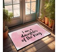 CDSS Decoración del hogar para hombres, hija del rey: una declaración sincera, felpudo para niños, accesorios de dormitorio para niños (65 x 90 cm)