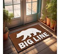 CDSS Felpudo con texto en inglés «The Bear's Path» para decoración del hogar (40 x 60 cm)