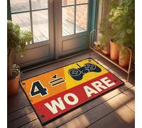 CDSS Felpudo con texto en inglés "Welcome Mats Funny Ignoring Your Opinion" para exteriores (65 x 90 cm)