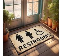 CDSS Felpudo de bienvenida de otoño para puerta delantera, las mujeres siempre tienen razón: un felpudo de guía de caballeros, divertidos felpudos para puerta delantera, accesorios para jugadores (50