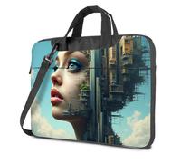 CDSS Mochila de viaje para laptop Urban Dreams: A Woman'S Vision Of The Future, bolsa para laptop, mochila de viaje para laptop, Color, 29x40cm