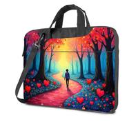 CDSS Mochila para laptop Path To Love In The Enchanted Forest - Bolsa para laptop para mujer, 17 pulgadas, Color, 26x36cm