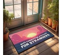 CDSS Tapete divertido para bar y parar de compararte con extraños, felpudo para interiores, entrada o dormitorio, accesorios (65 x 90 cm)