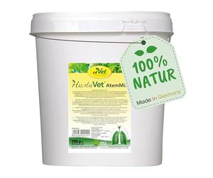 cdVet Natural Products CoughVet BreathMix 700 g - para la alimentación basada en necesidades de caballos sensibles del tracto respiratorio - el suministro de vitaminas - el apoyo de la función bronquial - el sistema cardiovascular -