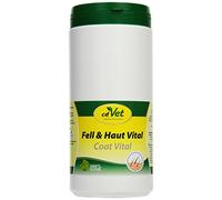 cdVet Naturprodukte Fell & Haut Vital Hund & Katze 750 g - Dog, Cat - Complementary Feed - Coat + Skin Problems - Coat Change - Organism Support - Hair Rupture - Dandruff - Hair Loss -