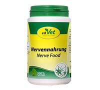 cdVet Naturprodukte Nervennahrung 180 g - Perro y Gato - Alimentación complementaria - Mala alimentación - estrés Permanente - regulación Mental - Mejor relajación + Fuerza nerviosa + Serenidad -