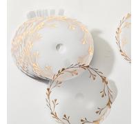 CDXHOME Cubiertas Antipolvo para Velas - 100 Piezas de Papel Kraft Translúcido Floral para Manualidades y Decoración de Velas Aromáticas - Accesorios de Protección (9,7