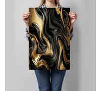 CDXNORA Cuadro sobre lienzo Mármol Textura, Lienzos decorativos Resumen Vórtice Vertical Cuadros Decoracion Pared Imágenes, Wall Art Prints Canvas para Salon dormitorio oficina