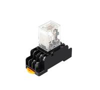 CDZ9-52PL 53PL 54PL relé intermedio 220V AC 8 pines DC 12 pequeño 14 interruptor electromagnético DC24 380 con base(CDZ9-53PL 11 feet,DC24V)