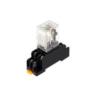 CDZ9-52PL 53PL 54PL relé intermedio 220V AC 8 pines DC 12 pequeño 14 interruptor electromagnético DC24 380 con base(CDZ9-52PL small 8 pin,DC220V)