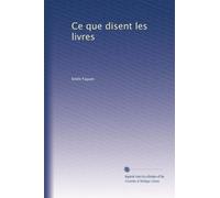Ce que disent les livres