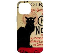 CE Soir Chat Noir, Vintage Art Nouveau Gato Negro Carcasa para iPhone 16 Pro MAX