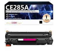 CE285A Cartucho de Tóner de Alta Capacidad de Repuesto para HP LaserJet P1100 P1102 P1102W M1132 M1210 M1212nf M1214nfh M1217nfw M1219nf Impresoras, Rendimiento 1500 Páginas,Black-1 Pack