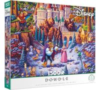 Ceaco - Disney - Dowdle - Beauty & The Beast Finding Love - Rompecabezas de 1500 piezas