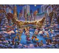Ceaco - Disney - Dowdle - Mickey y sus amigos - Skating in Central Park - Rompecabezas de 1500 piezas