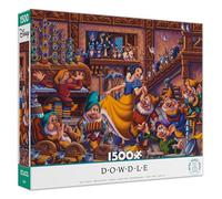 Ceaco - Disney - Dowdle - Rompecabezas de 1500 piezas de Blancanieves bailando con los enanos