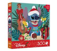 Ceaco - Disney - Lilo & Stitch - Holiday Stitch - Rompecabezas de 300 piezas para adultos - Desafiante y perfecto para noches de juegos - Tamaño del rompecabezas terminado 21.25 x 15 pulgadas
