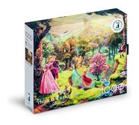 Ceaco - Silver Select - TK Disney - La Bella Durmiente - Rompecabezas de 1000 Piezas para Adultos Desafiante Rompecabezas Perfecto para Noches de